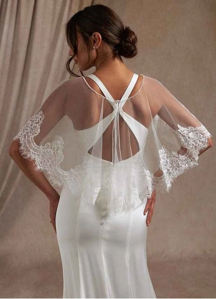 Wocenet Delight Lace Tulle Wrap