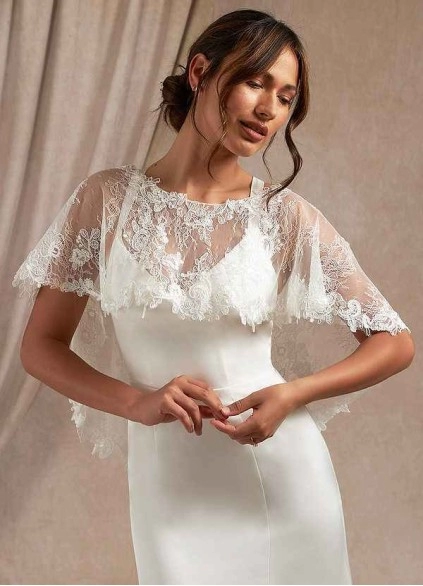 Wocenet Hodesh Lace Tulle Wrap