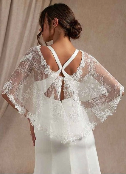 Wocenet Hodesh Lace Tulle Wrap