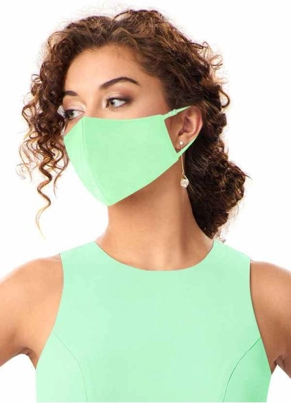 Wocenet Non-Medical Matte Satin Reusable Face Mask With Adjustable Loop
