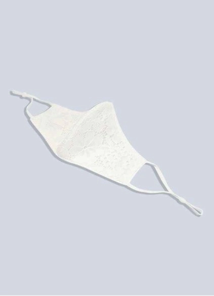 Wocenet Non-Medical Ivory Lace Reusable Face Mask