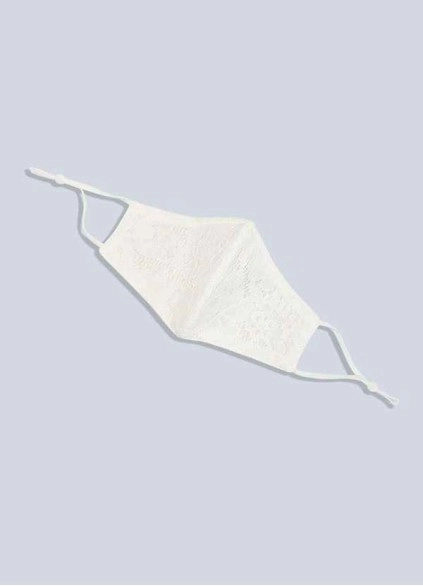 Wocenet Non-Medical Ivory Lace Reusable Face Mask
