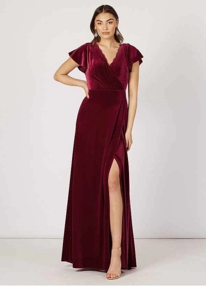 Wocenet Bellamy Velvet Dress