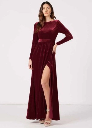 Wocenet Brynn Velvet Dress