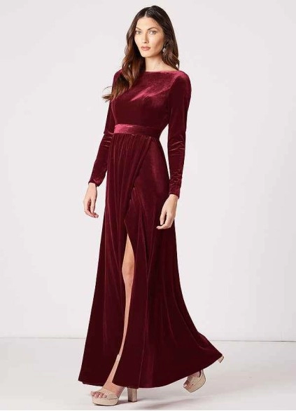 Wocenet Brynn Velvet Dress