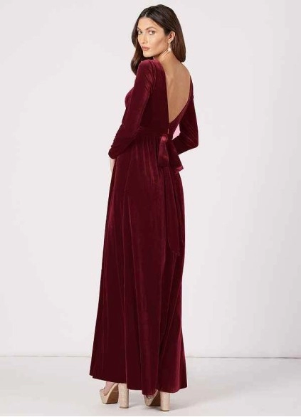 Wocenet Brynn Velvet Dress