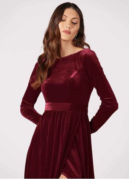 Wocenet Brynn Velvet Dress