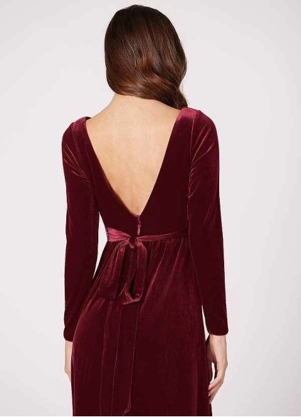 Wocenet Brynn Velvet Dress