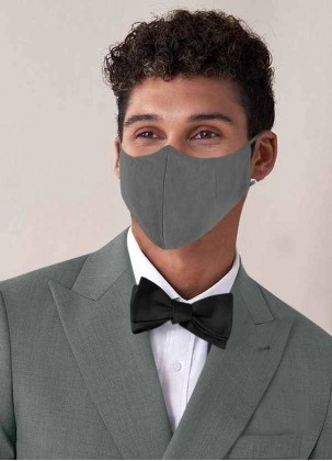 Wocenet Men's Non-Medical Reusable Suiting-style Face Mask