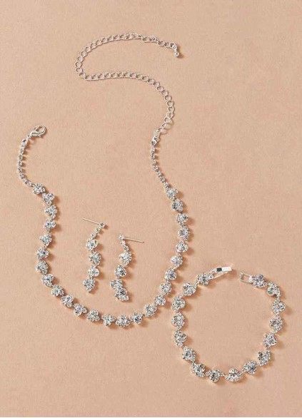 Elegant and Exquisite Crystal Jewelry Set
