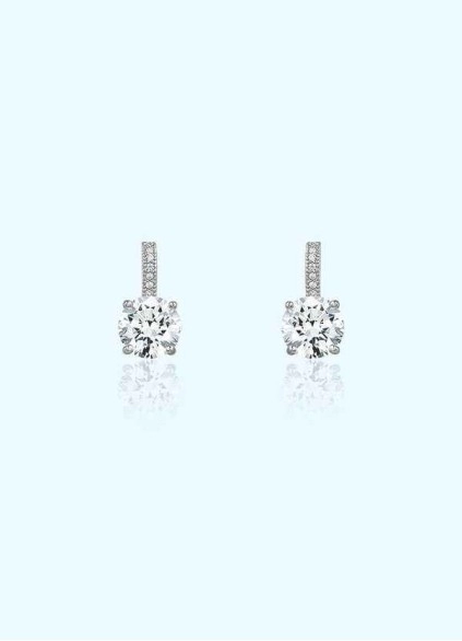 Hook and Crystal Earrings