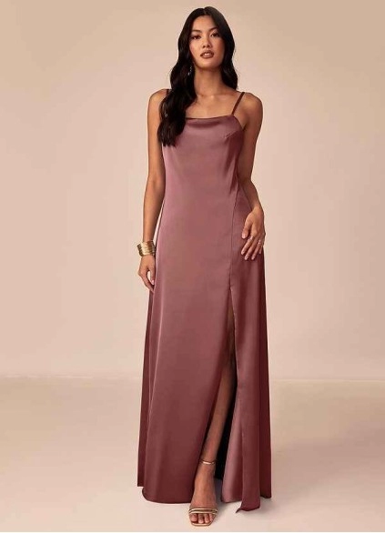 Wocenet Briza Stretch Satin Dress