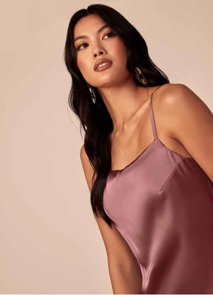 Wocenet Briza Stretch Satin Dress