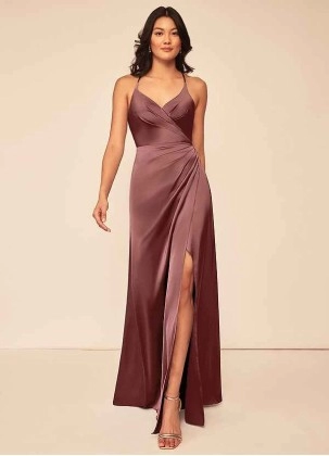 Wocenet Geanna Stretch Satin Dress