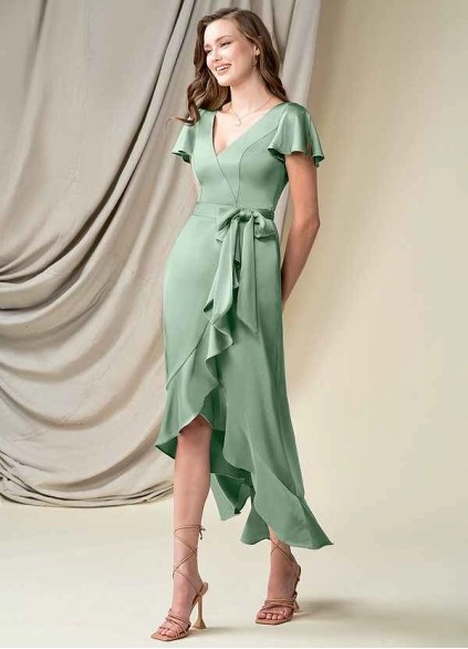 Wocenet Lexis Stretch Satin Dress