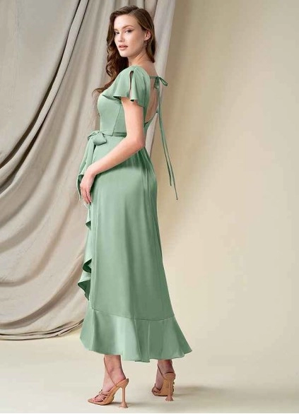 Wocenet Lexis Stretch Satin Dress