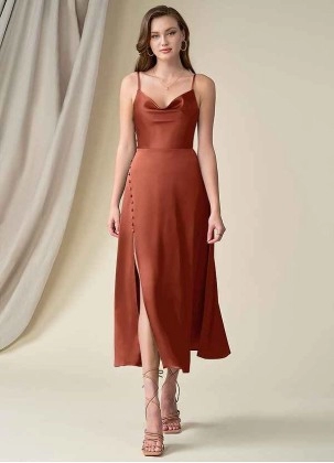 Wocenet Ceci Stretch Satin Dress