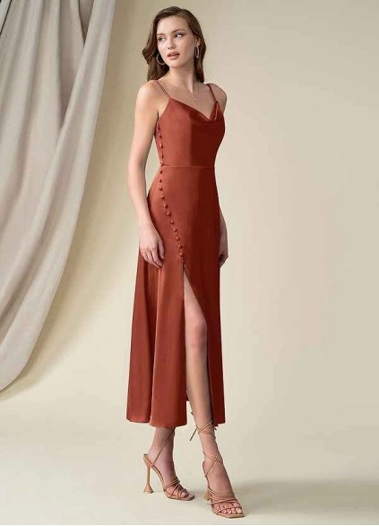 Wocenet Ceci Stretch Satin Dress
