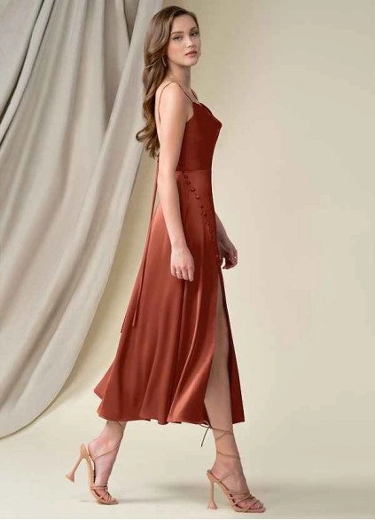 Wocenet Ceci Stretch Satin Dress