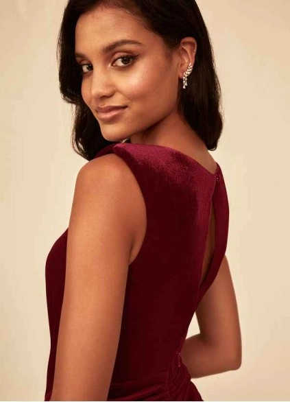 Wocenet Blair Velvet Dress