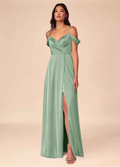 Wocenet Ocean Stretch Satin Dress