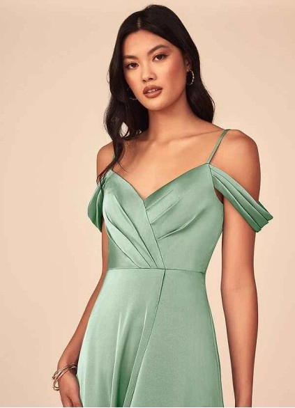 Wocenet Ocean Stretch Satin Dress