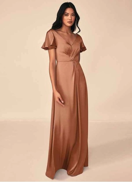Wocenet Soren Stretch Satin Dress