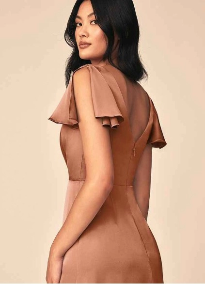 Wocenet Soren Stretch Satin Dress