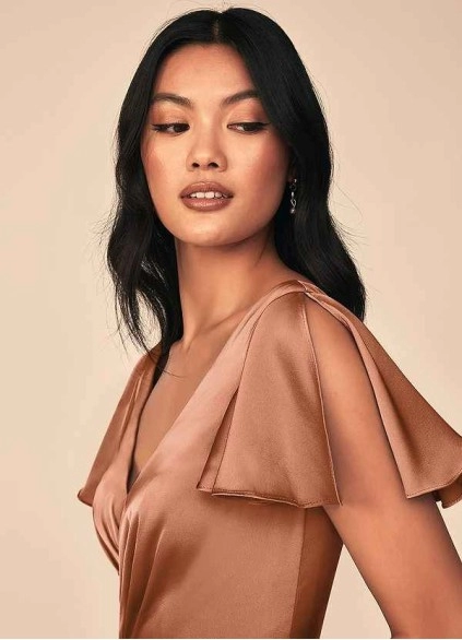 Wocenet Soren Stretch Satin Dress
