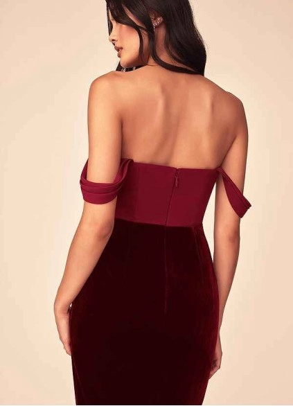Wocenet Nori Velvet Dress
