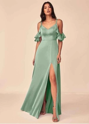 Wocenet Andie Stretch Satin Dress