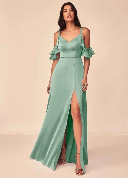 Wocenet Andie Stretch Satin Dress
