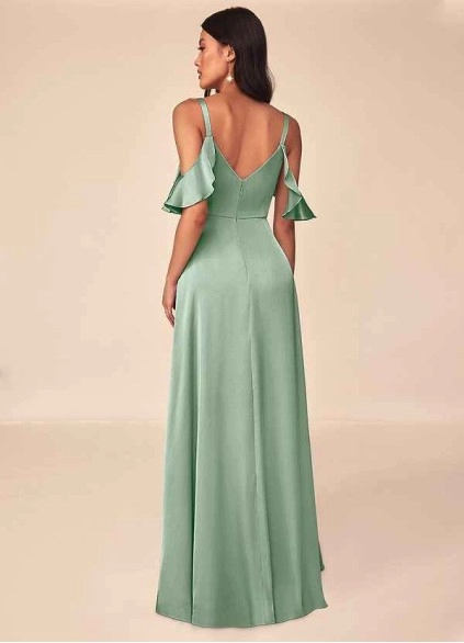 Wocenet Andie Stretch Satin Dress