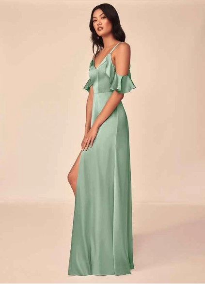 Wocenet Andie Stretch Satin Dress