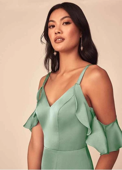 Wocenet Andie Stretch Satin Dress