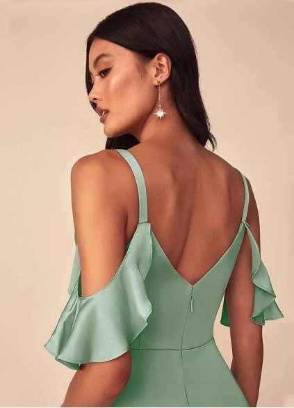 Wocenet Andie Stretch Satin Dress