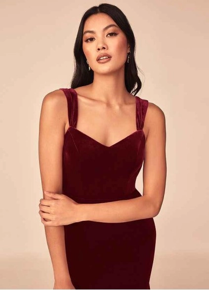 Wocenet Lanessa Velvet Dress