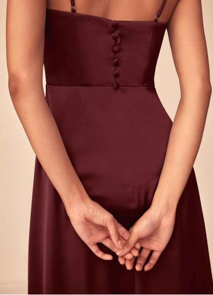 Wocenet Dottie Stretch Satin Dress