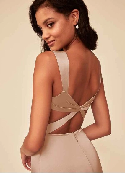 Wocenet Alexia Stretch Satin Dress