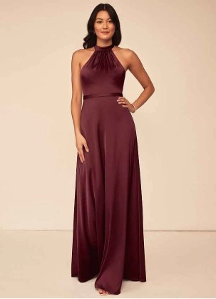 Wocenet Delmar Stretch Satin Dress