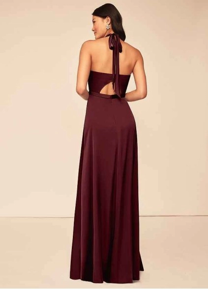 Wocenet Delmar Stretch Satin Dress
