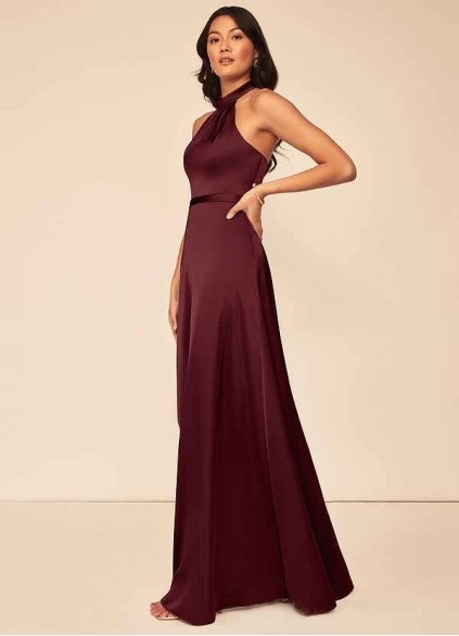 Wocenet Delmar Stretch Satin Dress