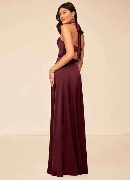 Wocenet Delmar Stretch Satin Dress