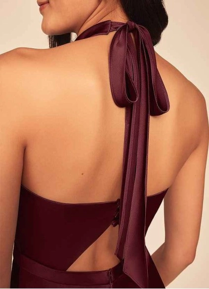 Wocenet Delmar Stretch Satin Dress