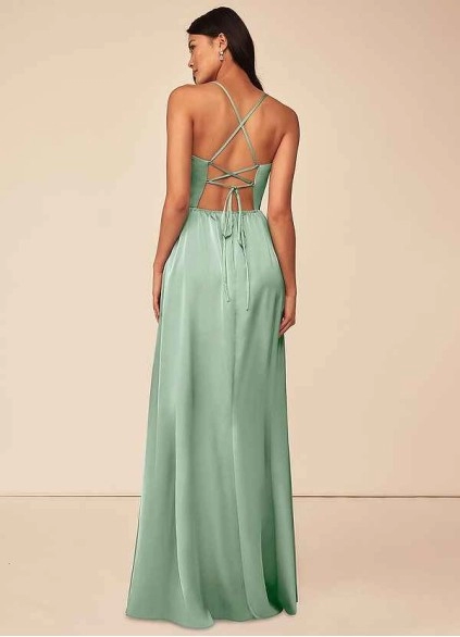 Wocenet Raya Stretch Satin Dress