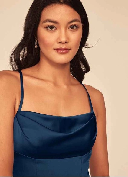Wocenet Clove Stretch Satin Dress