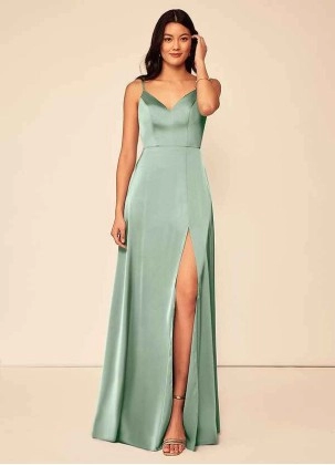 Wocenet Alexandria Stretch Satin Dress