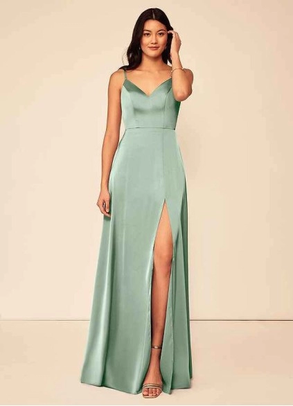 Wocenet Alexandria Stretch Satin Dress