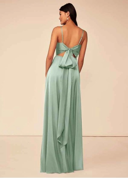 Wocenet Alexandria Stretch Satin Dress