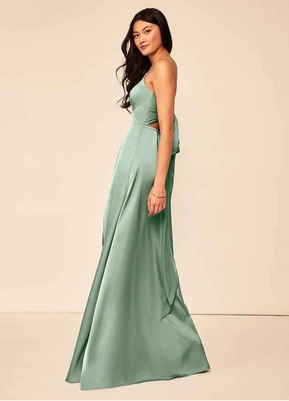 Wocenet Alexandria Stretch Satin Dress